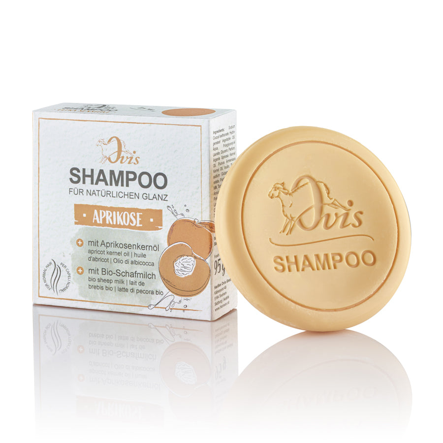 Ovis Apricot Sheep Milk Shampoo Bar 95g